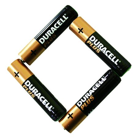 Duracell Plus 4 Pack AAA Batteries