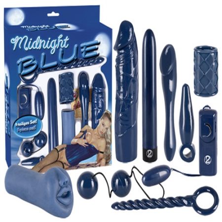 Midnight Blue Sex Toy Kit