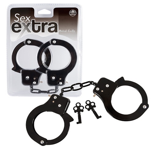 Sex extra Black Metal Cuffs