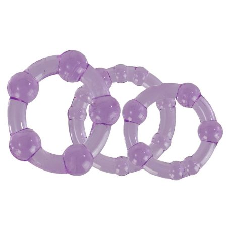 Silicone Island Rings Purple 3 Pack 1