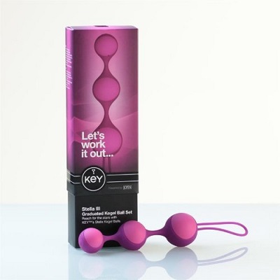 Stella 111 Graduated Kegel Ball Set Rasberry Pink 2