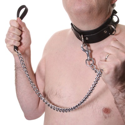 House Of Eros Large Mens Collar And Heavy Chain Lead 1