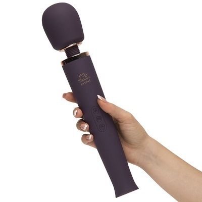 Fifty Shades Freed Awash With Sensation Mains Wand Vibrator UK 4