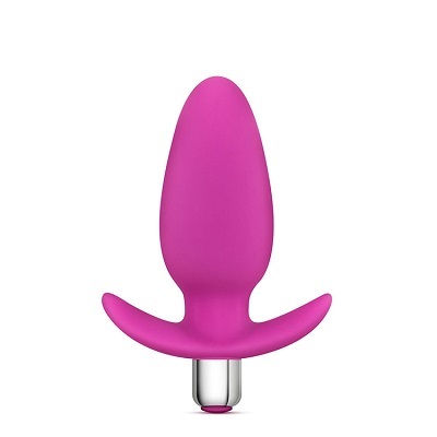 Little Thumper Vibrating Anal Butt Plug Pink 1