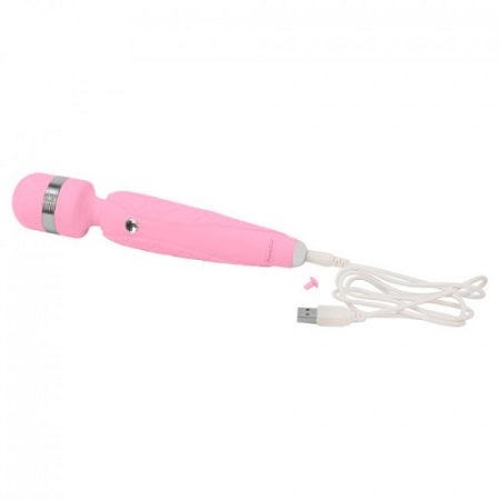 Pillow Talk Cheeky Rechargeable Wand Massager Pink 2