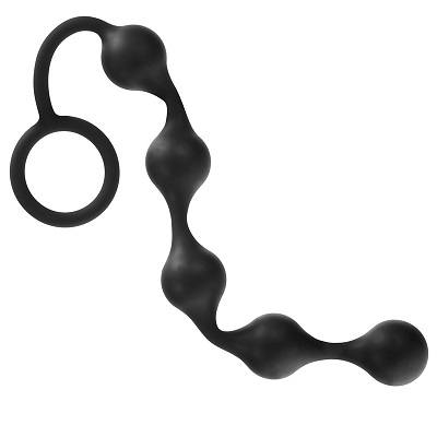 Onyx Silicone Anal Beads 1