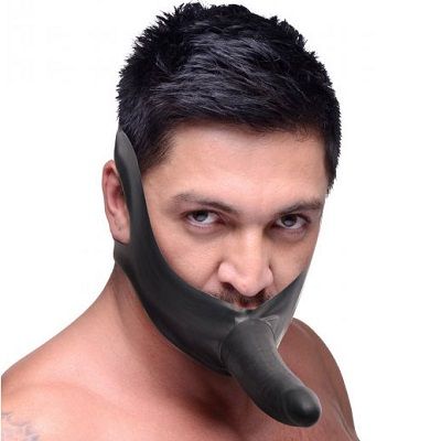 Master Series Face Strap On and Mouth Gag 1
