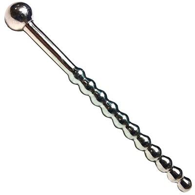 Rouge Stainless Steel Beaded Urethral Sound 1