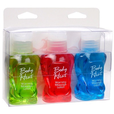Mini Body Heat Warming Massage Lotion 3 Pack 1