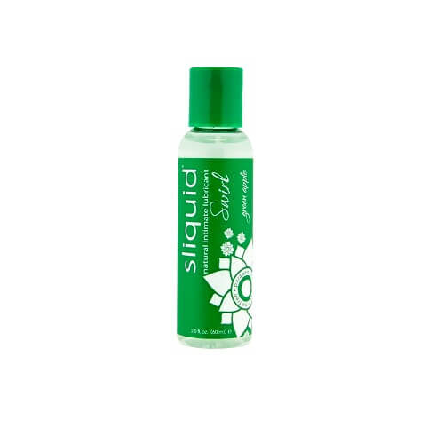 Sliquid Naturals Swirl Flavoured Lubricants-Green Apple 59ml 1