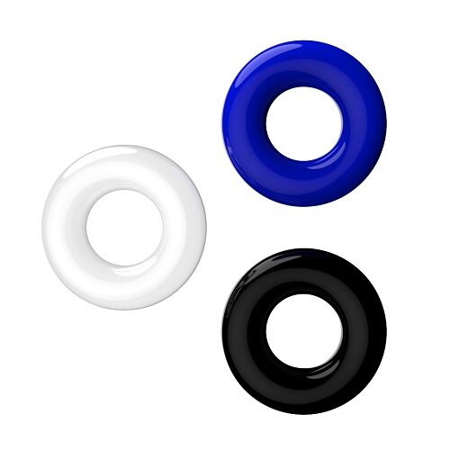 JoyRings Doughnut Cock Rings (3 Pack) 1