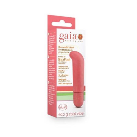 Gaia Biodegradable Eco G-Spot Vibrator Coral 2