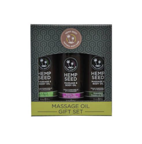 Earthly Body Massage Oil Gift Set Box 1