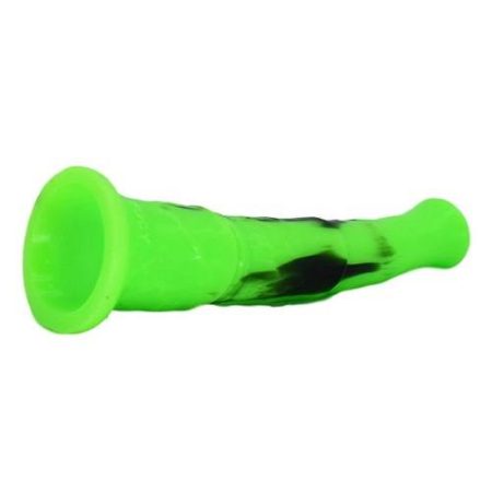 Colourful Long Silicone Horse Dildo Green 11.22 Inches 2