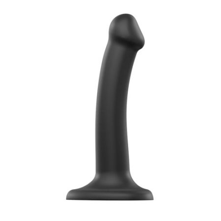 n11739-strap-on-me-semi-realistic-dual-density-bendable-dildo-black-small